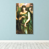 Syrian Astarte 1877 pre-Raphaelite Art Canvas Afdruk (Insitu (Houten vloer))