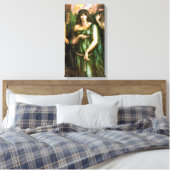 Syrian Astarte 1877 pre-Raphaelite Art Canvas Afdruk (Insitu (Slaapkamer))