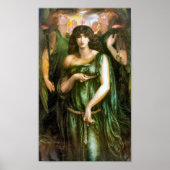 Syrian Astarte 1877 pre-Raphaelite Art Poster (Voorkant)