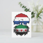 Syrian Dutch Roots and Crown Tree Briefkaart (Staand voorkant)