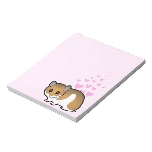 Syrian Hamster Love Notitieblok (Linkerzijde)