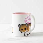 Syrian Hamster Love Tweekleurige Koffiemok (Voorkant rechts)