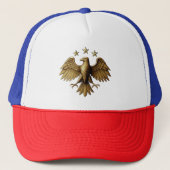 Syrian Modern Identity Eagle Emblem T-Shirt Trucker Pet (Voorkant)