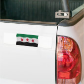 Syrian Republic Flag 1932-59 1961-63 Bumpersticker (Op Truck)