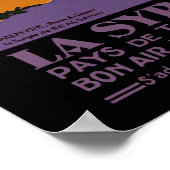 Syrië en Libanon Poster (Hoek)