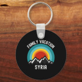 Syrië Familie Vakantie Matching Outfit Sleutelhanger (Voorkant)