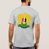Syrië Flag Independence Celebration T-shirt (Achterkant)