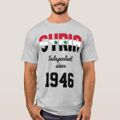 Syrië Flag Independence Celebration T-shirt (Voorkant)