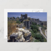 Syrië, het Kasteel van Marqab, het kasteel van Cru Briefkaart (Voorkant / Achterkant)