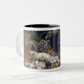 Syrië, het Kasteel van Marqab, het kasteel van Cru Tweekleurige Koffiemok (Voorkant links)