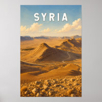 Syrië Illustratie Reis Kunst Vintage