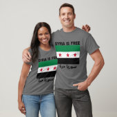 Syrië is een vrije vlag t-shirt (Unisex)