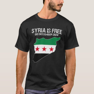 Syrië is vrij van Syrische vlag T-shirt