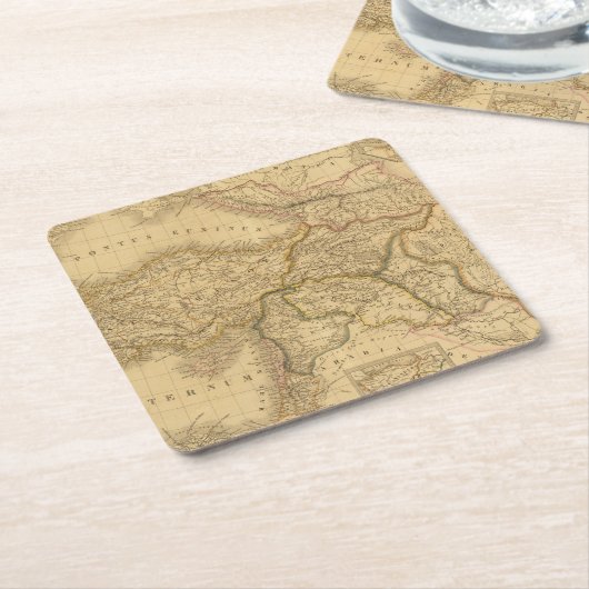 Syrië Kartonnen Onderzetters (Schuin)