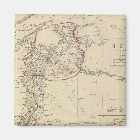 Syrië naar de Sinaï Magneet (Voorkant)