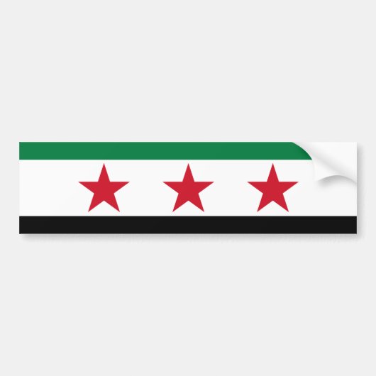 syrië oppositie bumpersticker (Voorkant)