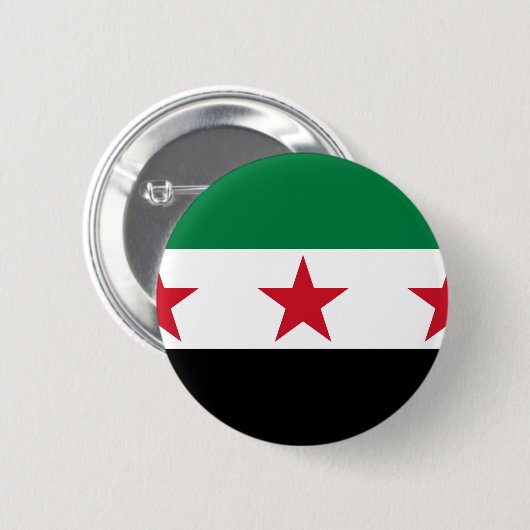 syrië oppositie ronde button 5,7 cm (Voorkant /achterkant)