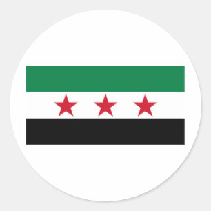 syrië oppositie ronde sticker