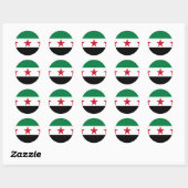 syrië oppositie ronde sticker (Vel)