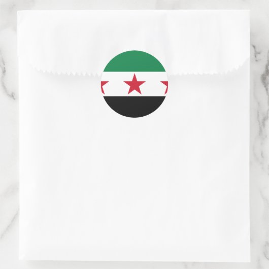 syrië oppositie ronde sticker (Tas)