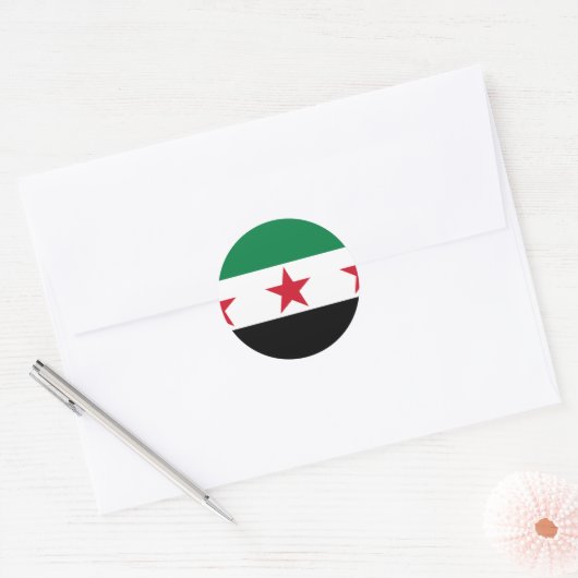 syrië oppositie ronde sticker (Envelop)