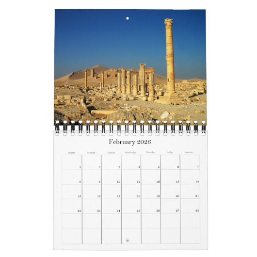 Syrië - Oude Ruïnes 2026 Kalender (Feb 2026)