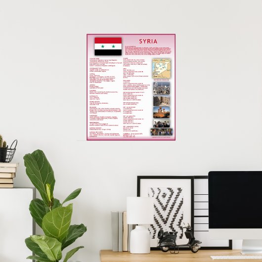 Syrië Poster (Thuiskantoor)