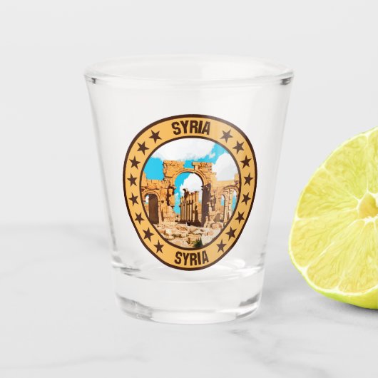 Syrië Shot Glas (Voorkant)