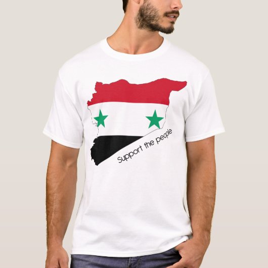 Syrië - Steun voor het volk T-shirt (Voorkant)