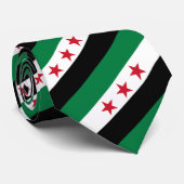 Syrië stropdas, Onafhankelijkheid, Stripes, Syrisc Stropdas (Opgerold)