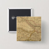 Syrië Vierkante Button 5,1 Cm (Voorkant /achterkant)