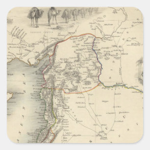 Syrië Vierkante Sticker