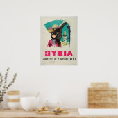 Syrië Vintage Travel Poster | Syrisch toerisme (Keuken)