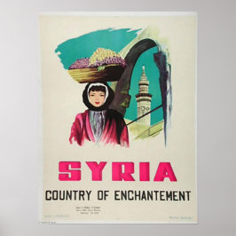 Syrië Vintage Travel Poster | Syrisch toerisme