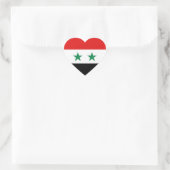 Syrië Vlag Hart Sticker (Tas)