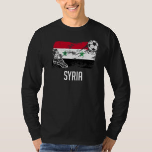 Syrië Vlag Jersey Syrië Soccer Team Syrië T-shirt