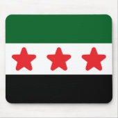 Syrië vlag pad muis muismat (Voorkant)