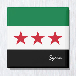 Syrië Vlag, Syrië, Onafhankelijkheid, reizen / vak Magneet