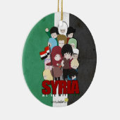SYRIË - We zijn bij jou Keramisch Ornament (Rechts)