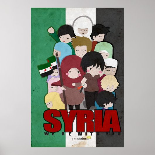 SYRIË - We zijn bij jou Poster (Voorkant)