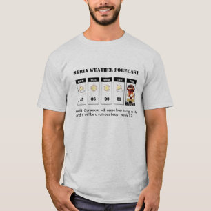 SYRIË WEATHER FORECAST T-SHIRT