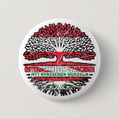 Syrien Syrisch Österreichisch Baum Ronde Button 5,7 Cm (Voorkant)