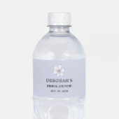 Syringa Bloemige Bruidsbruiloft Waterfles Etiket
