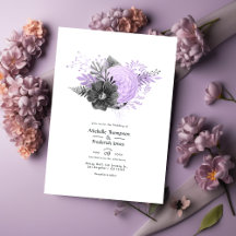 Syringa en Houtskool Bloemen Bruiloft