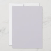 Syringa Geschilderde Bloemblad Bruiloft Kaart (Achterkant)