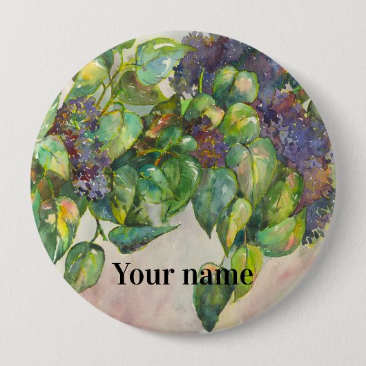 syringa ronde button 4,0 cm (Voorkant)