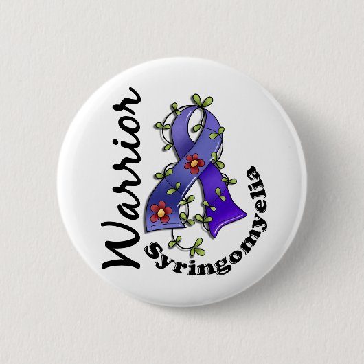 Syringomyelia Warrior 15 Ronde Button 5,7 Cm (Voorkant)