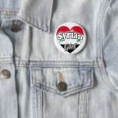 Syrisch meisje ronde button 5,7 cm (In situ)
