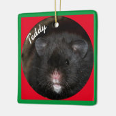 Syrische dichter Hamster - Standaardhamster - Zwar Keramisch Ornament (Links)