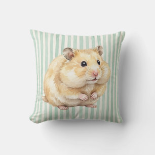 Syrische hamster waterverf kussenhoes kussen
